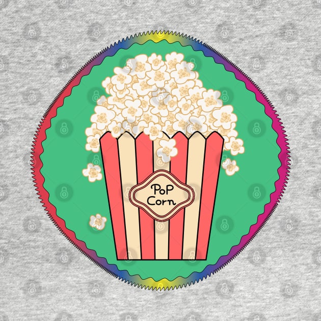 Popcorn Bucket Design by IsmaSaleem